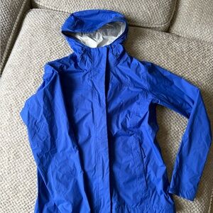 The North Face Women's Blue and White Jacket